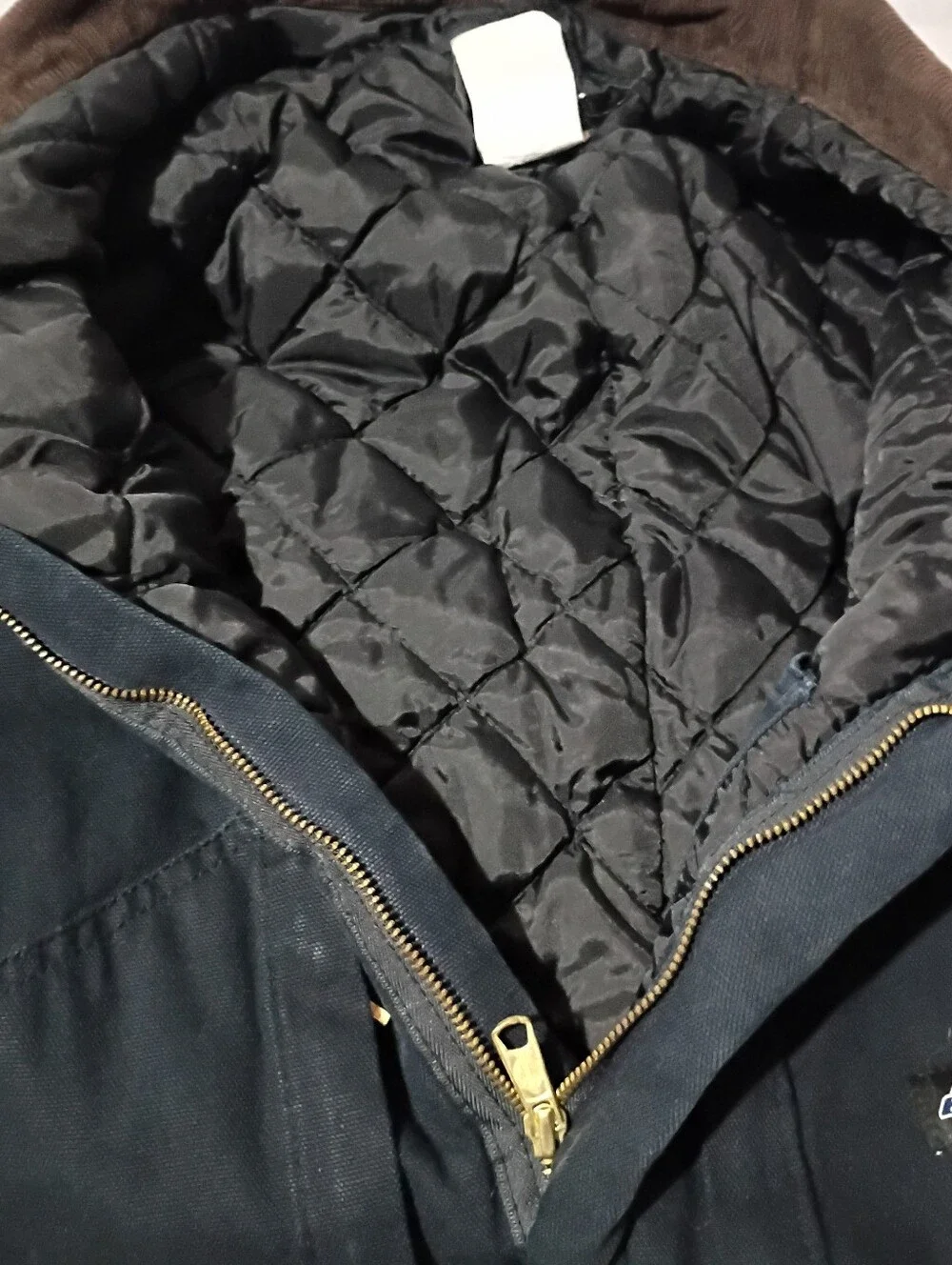 Dickies Duck Insulated Coveralls, Size XL Regular, Navy